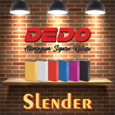 DEDO SLENDER - Baskısız Alüminyum Sigara Kutusu