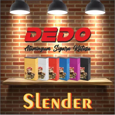 DEDO SLENDER - DESUV145 UV Baskılı Alüminyum Sigara Kutusu