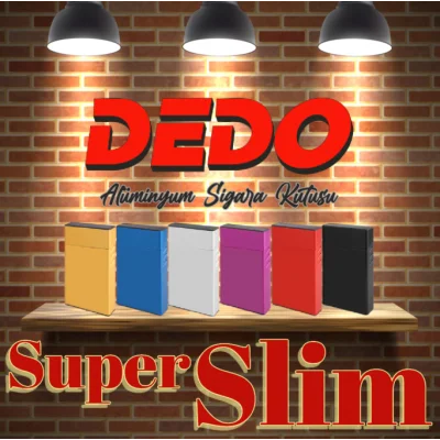 DEDO SUPER SLIM - Alüminyum Sigara Kutusu